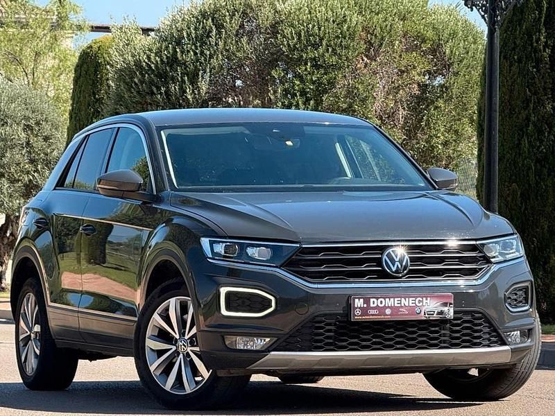 Gris Usado 2021 VW T-Roc Sportline SUV | 21.800 € (Precio justo) - Imagen 1/4