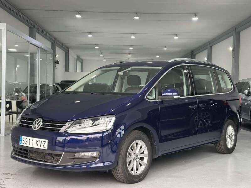 Azul Usado 2019 VW Sharan Advance Monovolumen | 28.890 € (Precio justo) - Imagen 1/4