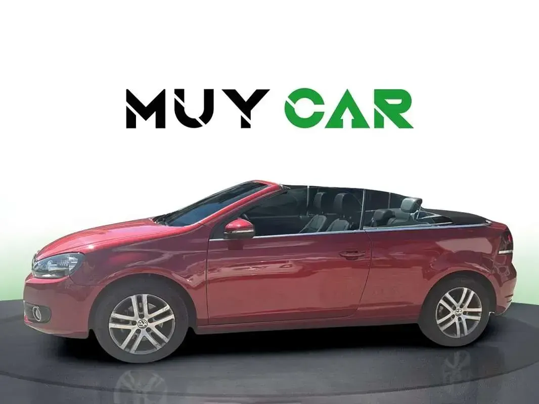 Usado VW Golf Cabriolet 105 CV (77 kW) 2013 Rojo Descapotable