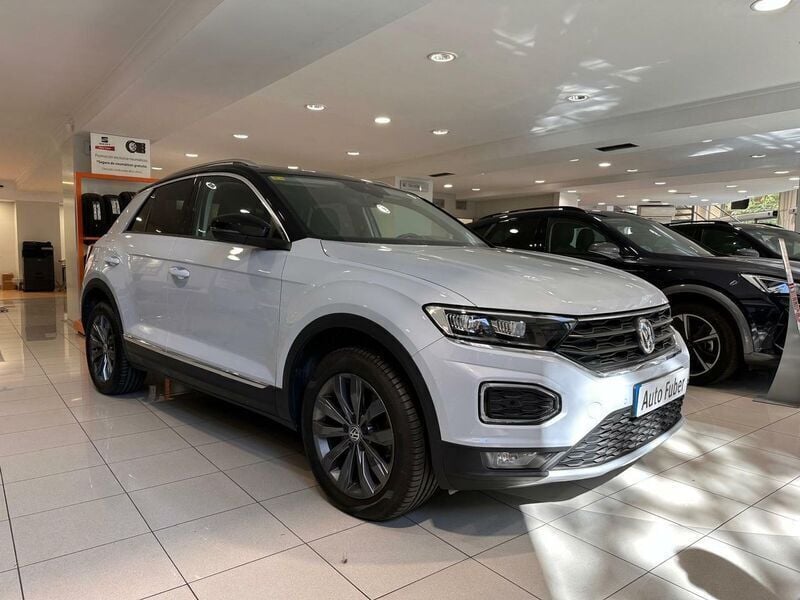 Blanco Usado 2018 VW T-Roc Sportline SUV | 24.900 € (Precio justo) - Imagen 1/4