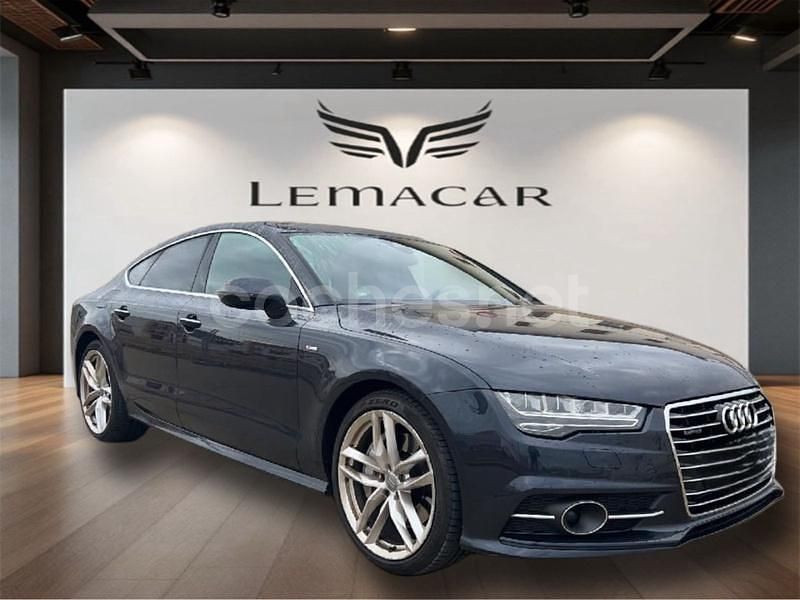 Usado Audi A7 Sportback S-Line 320 CV (235 kW) 2017 Azul Utilitario