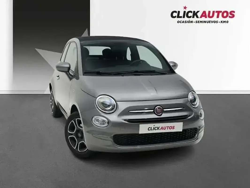 Usado Fiat 500 Club 71 CV (52 kW) 2023 Gris Descapotable