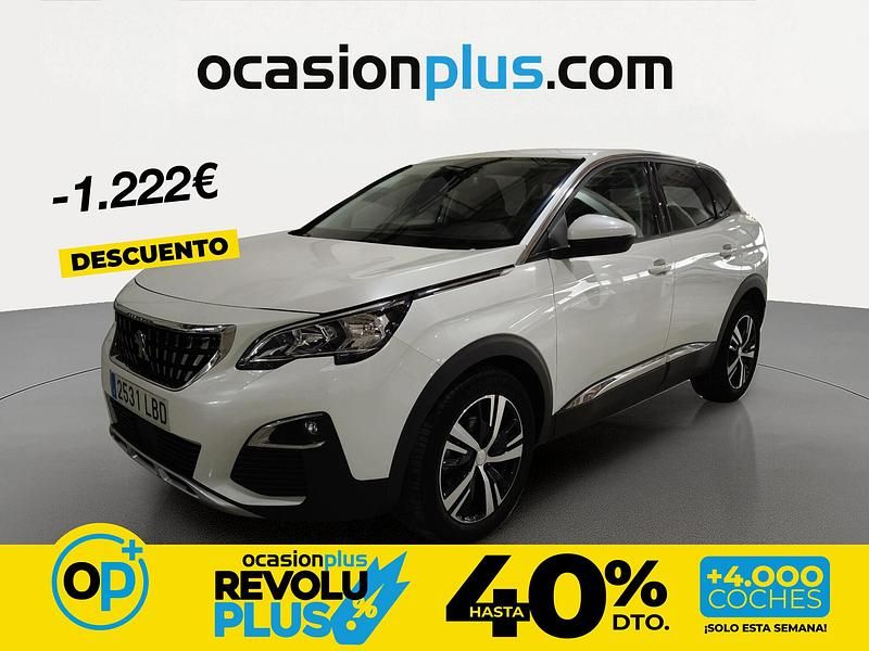 Usado Peugeot 3008 Allure 130 CV (95 kW) 2019 Blanco SUV