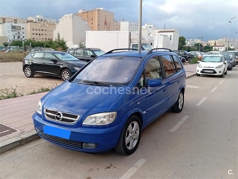Azul Usado 2004 Opel Zafira Monovolumen | 3500 € (Precio justo) - Imagen 1/4