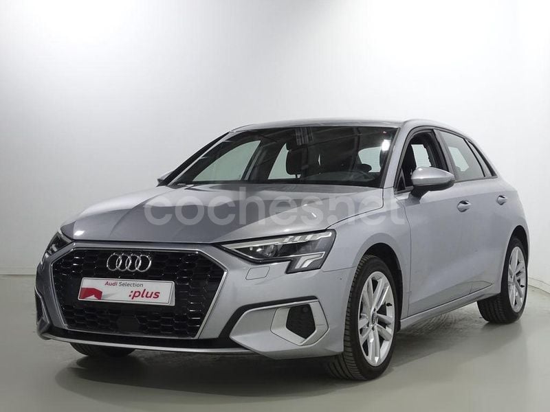 Gris / plata Usado 2023 Audi A3 Sportback Advanced Plus Berlina | 28.300 € (Precio justo) - Imagen 1/4