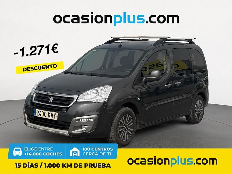 Gris Usado 2018 Peugeot Partner Style Monovolumen | 13.990 € (Un poco caro) - Imagen 1/4