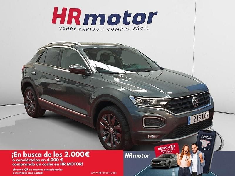 Gris Usado 2020 VW T-Roc Sport SUV | 21.480 € (Precio justo) - Imagen 1/4