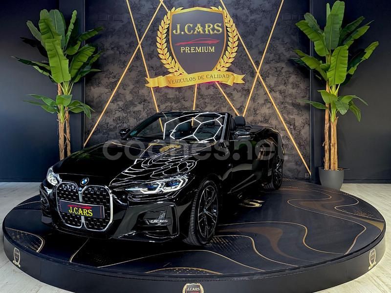 Negro Usado 2022 BMW 420 Descapotable | 39.900 € (Un poco caro) - Imagen 1/4