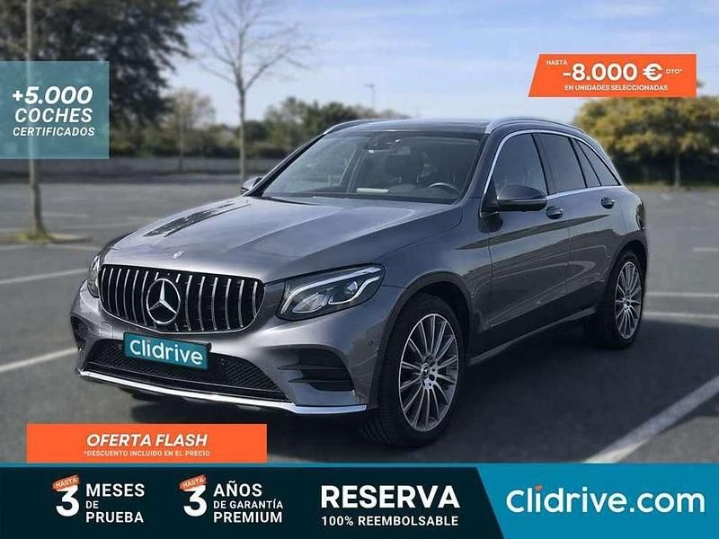 Usado Mercedes GLC220 170 CV (125 kW) 2017 Gris SUV