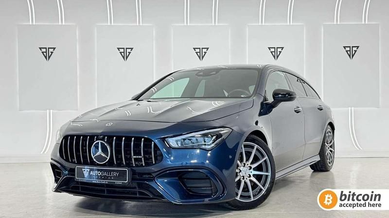 Azul Usado 2021 Mercedes CLA45 AMG Shooting Brake AMG Familiar | 46.900 € (Precio justo) - Imagen 1/4
