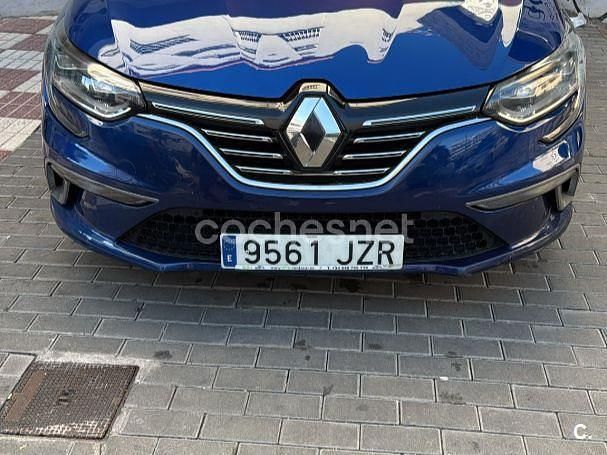 Azul Usado 2017 Renault Mégane GT Line GT-Line Berlina | 11.900 € (Precio justo) - Imagen 1/4