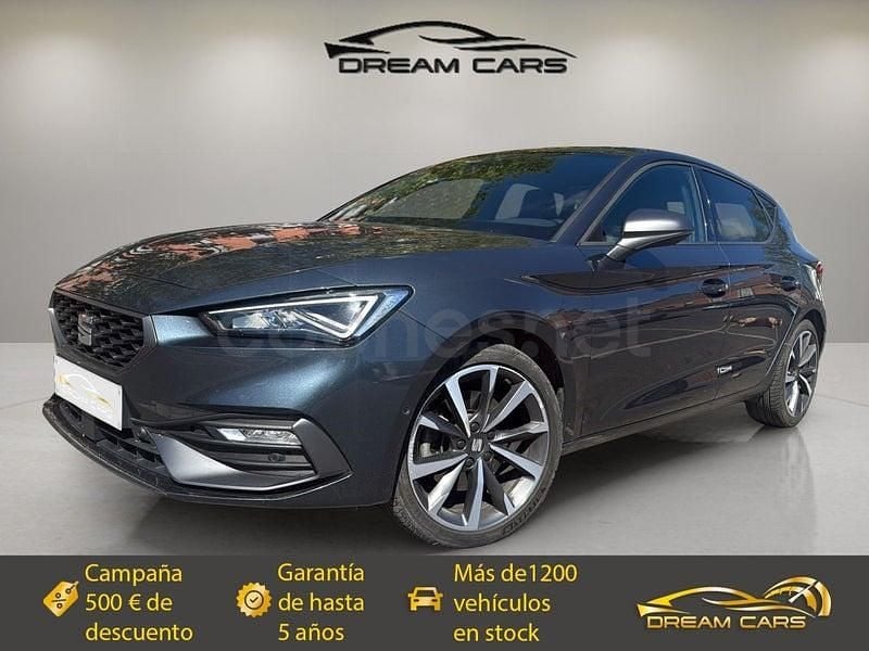 Usado Seat Leon FR 150 CV (110 kW) 2021 Gris / plata Berlina