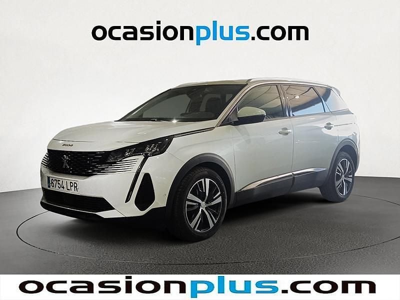Blanco Usado 2021 Peugeot 5008 Allure Monovolumen | 18.682 € (Buen precio) - Imagen 1/4