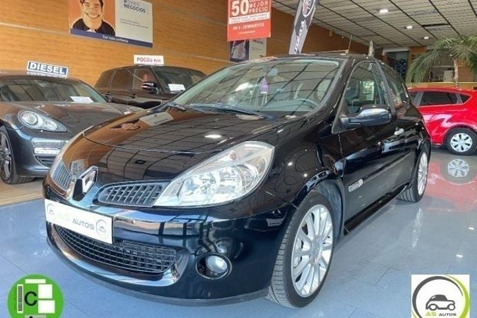 Usado Renault Clio R.S. R.S. 200 CV (147 kW) 2009 Negro Utilitario