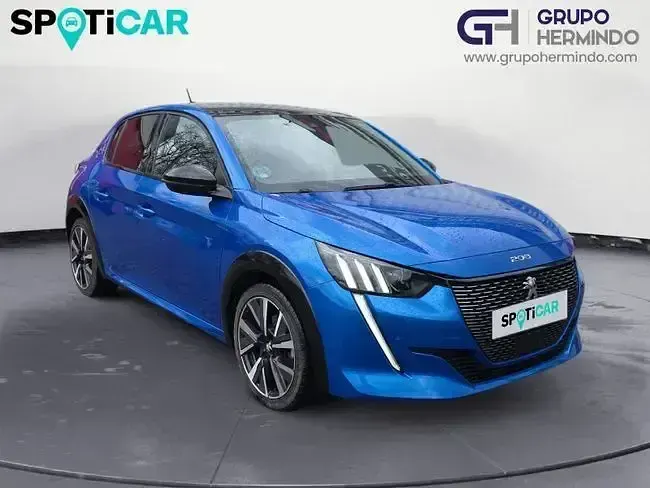 Begagnad Peugeot 208 GT-line 100 HK (73 kW) 2020 Blå Halvkombi