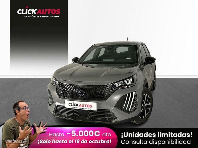 Gris Usado 2023 Peugeot 2008 Active SUV | 20.200 € (Caro) - Imagen 1/4