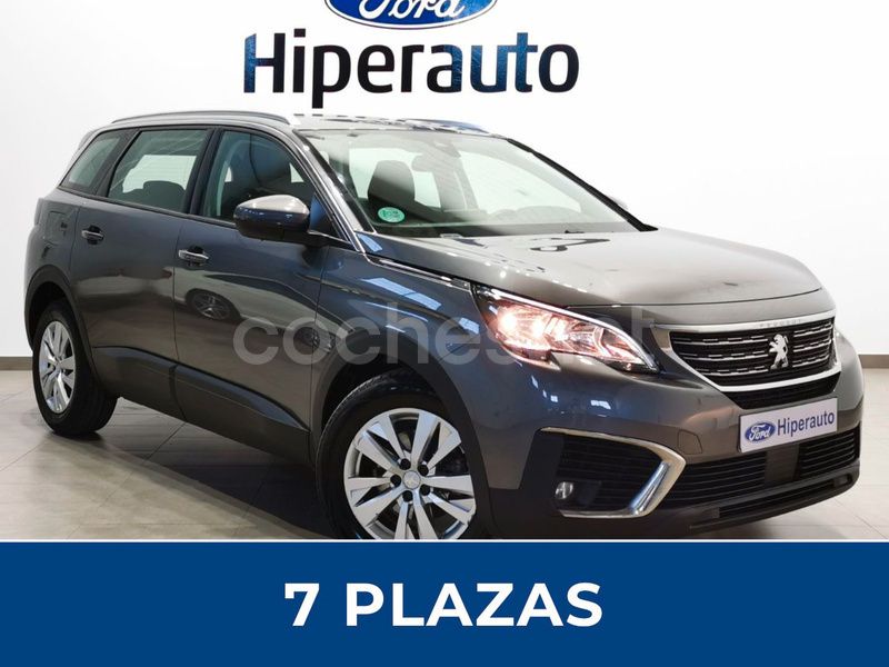 Gris / plata Usado 2019 Peugeot 5008 Active Monovolumen | 19.950 € (Precio justo) - Imagen 1/4