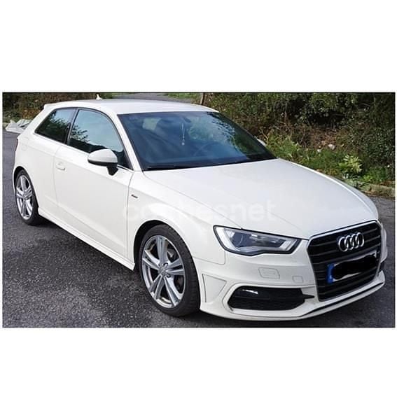 Blanco Usado 2014 Audi A3 S-Line Berlina | 8990 € (Precio justo) - Imagen 1/4