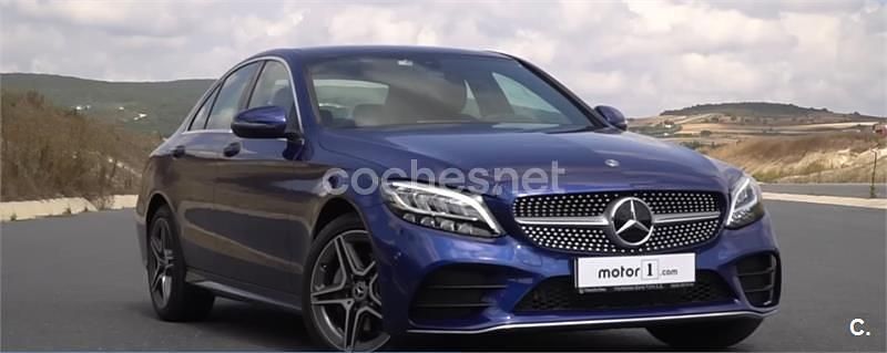 Azul Usado 2019 Mercedes C200 Berlina | 31.990 € (Caro) - Imagen 1/4