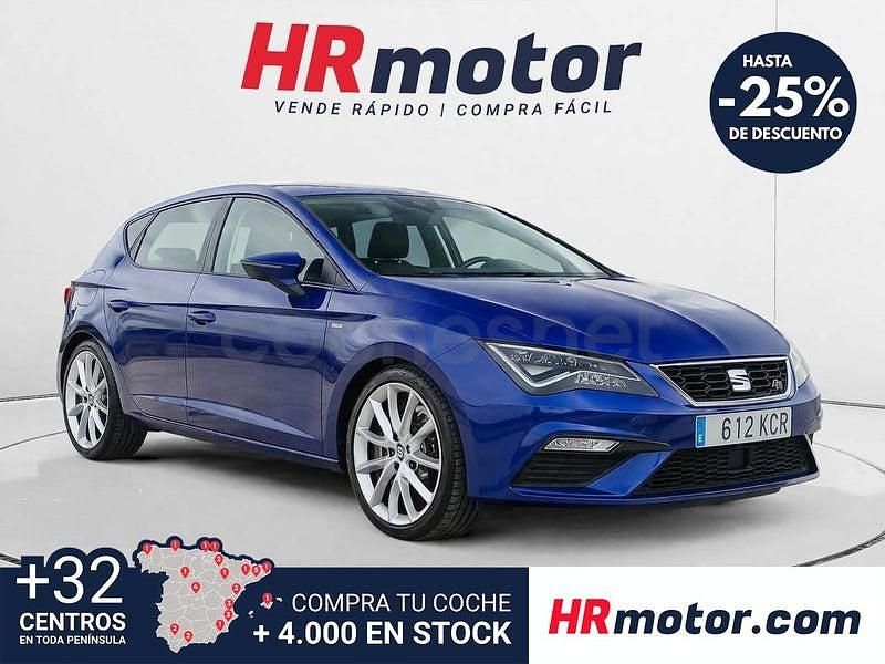 Usado Seat Leon FR 150 CV (110 kW) 2017 Azul Familiar