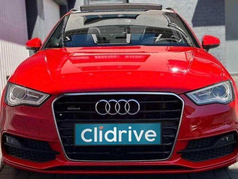 Usado Audi A3 Sportback S-Line 150 CV (110 kW) 2013 Rojo Utilitario