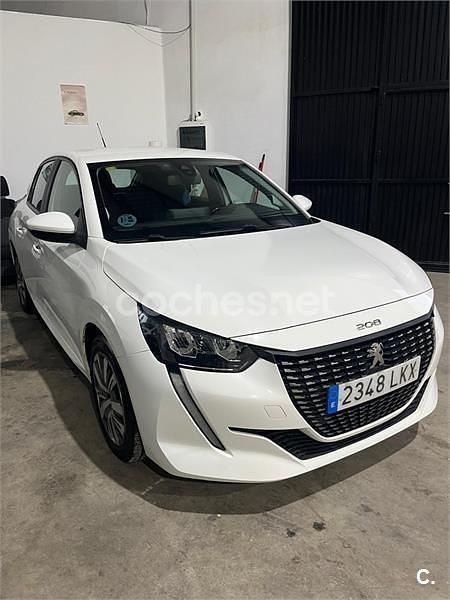 Usado Peugeot 208 Allure 100 CV (73 kW) 2020 Blanco Utilitario