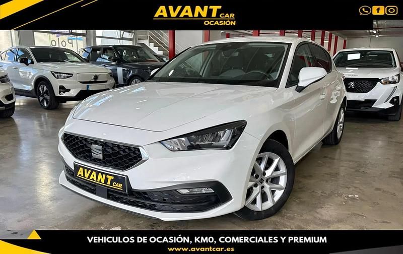 Brugt Seat Leon Style 115 HK (84 kW) 2021 Hvid Sedan