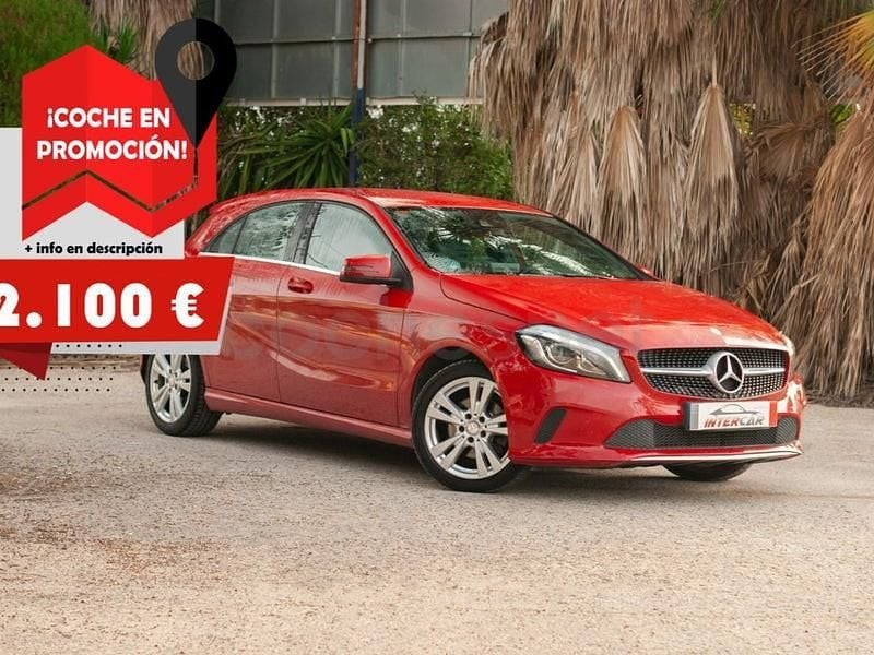 Rojo Usado 2017 Mercedes A200 Berlina | 12.400 € (Buen precio) - Imagen 1/4