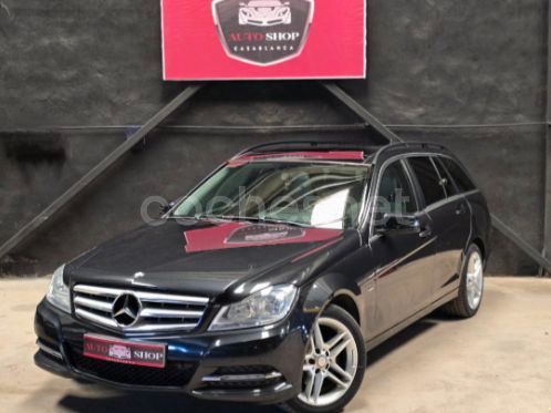 Azul Usado 2012 Mercedes C200 Elegance Familiar | 8490 € (Buen precio) - Imagen 1/4