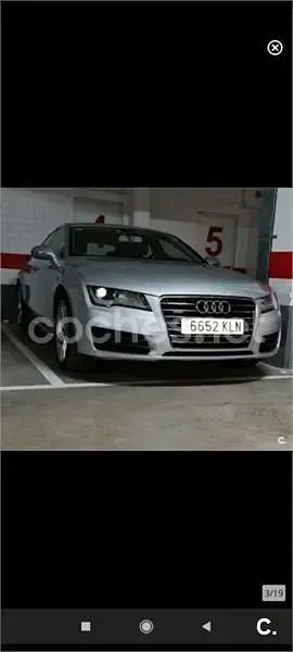 Usado Audi A7 Sportback 204 CV (150 kW) 2012 Gris / plata Utilitario