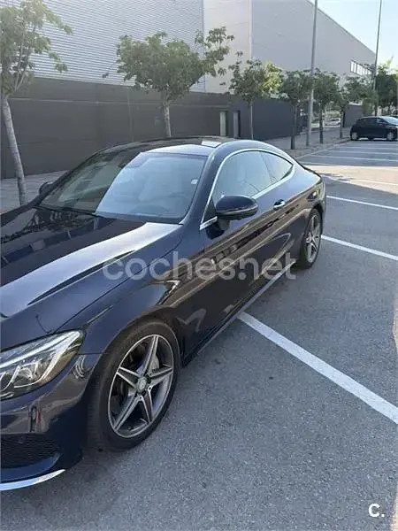 Usado Mercedes C250 204 CV (150 kW) 2016 Azul Coupe
