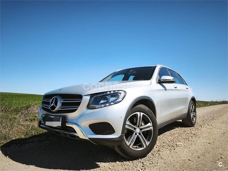 Usado Mercedes GLC250 Exclusive 204 CV (150 kW) 2016 Gris / plata SUV