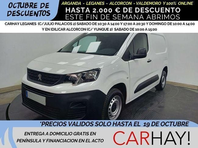 Blanco Usado 2020 Peugeot Partner S Monovolumen | 9690 € (Precio justo) - Imagen 1/4