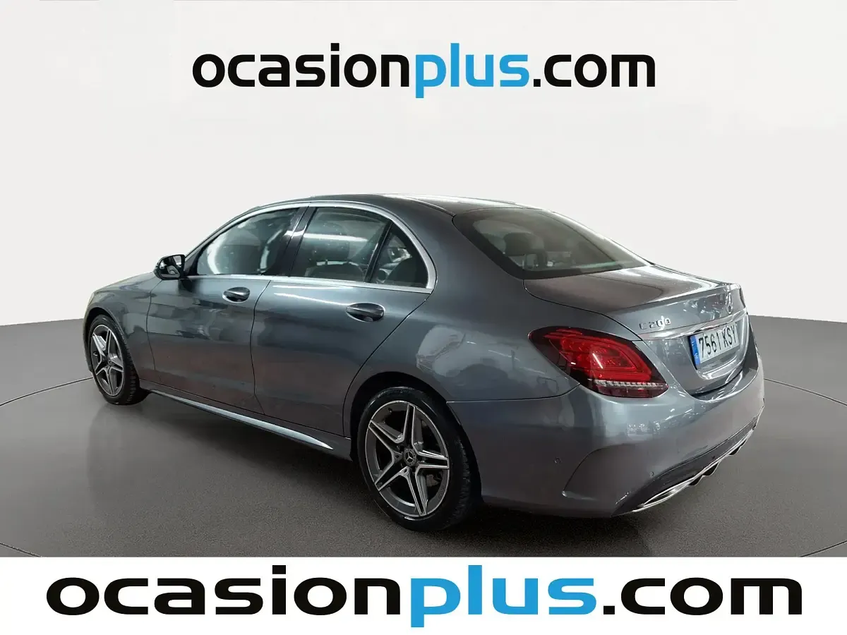 Usado Mercedes C200 AMG 184 CV (135 kW) 2019 Gris Berlina