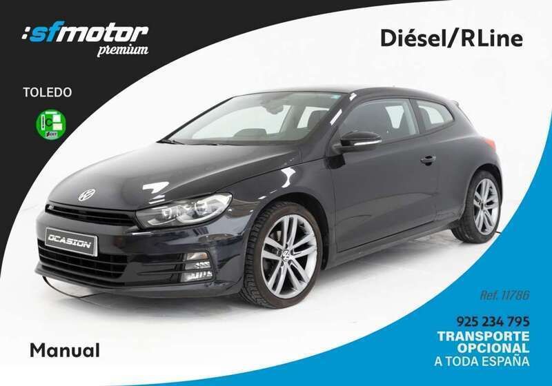Negro Usado 2015 VW Scirocco R-line Coupe | 16.900 € (Precio justo) - Imagen 1/4