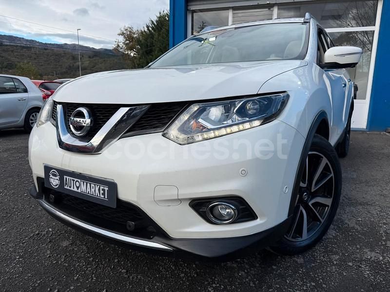 Blanco Usado 2015 Nissan X-Trail Tekna SUV | 14.490 € (Precio justo) - Imagen 1/4