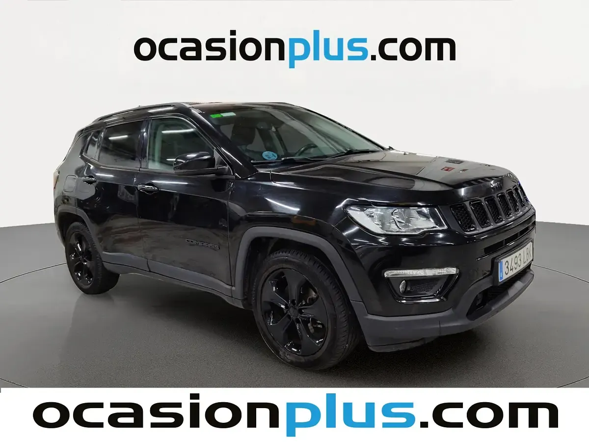 Usado Jeep Compass Night Eagle 140 CV (102 kW) 2019 Negro SUV