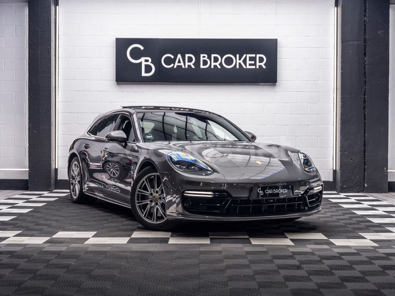 Gris / plata Usado 2018 Porsche Panamera Turbo Sport Turismo Berlina | 63.900 € (Super precio) - Imagen 1/4