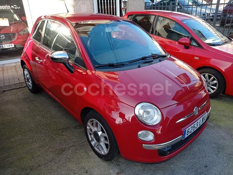 Usado Fiat 500 Lounge 69 CV (50 kW) 2009 Rojo Berlina