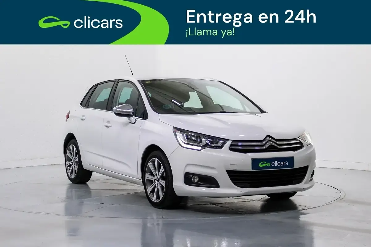 Usado Citroën C4 Feel 110 CV (80 kW) 2016 Blanco Berlina