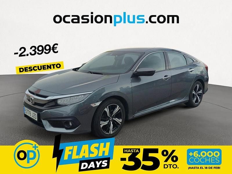 Usado Honda Civic Executive 182 CV (133 kW) 2017 Gris Berlina