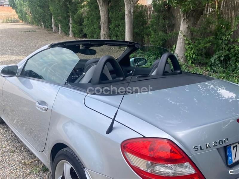 Usado Mercedes SLK200 163 CV (119 kW) 2004 Gris / plata Descapotable