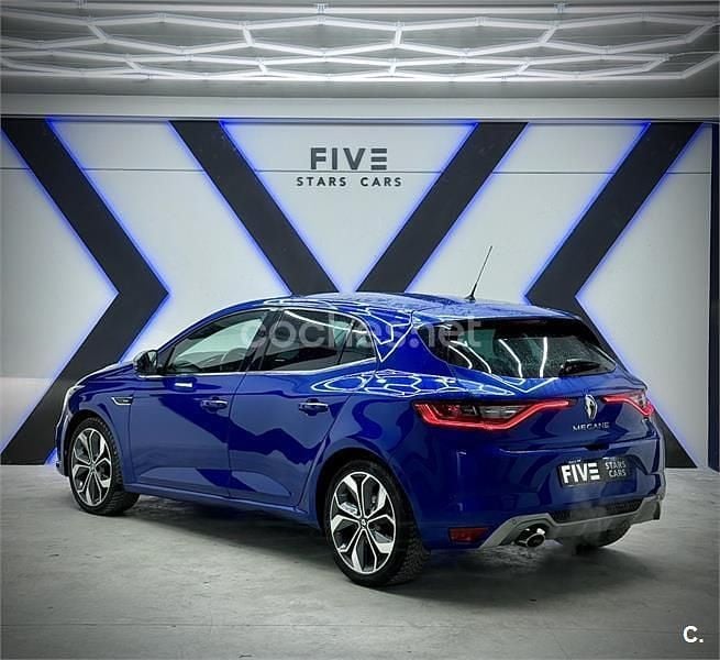 Usado Renault Mégane GT Line GT-Line 130 CV (95 kW) 2018 Azul Berlina