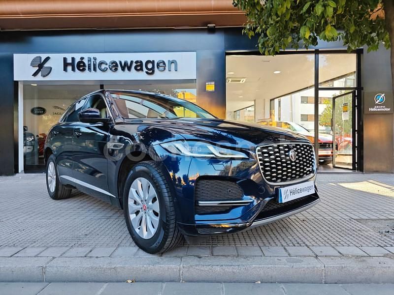 Azul Usado 2021 Jaguar F-Pace SE SUV | 24.990 € (Precio justo) - Imagen 1/4