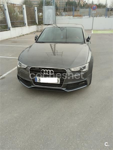 Usado Audi A5 Sportback S-Line 204 CV (150 kW) 2015 Gris / plata Utilitario