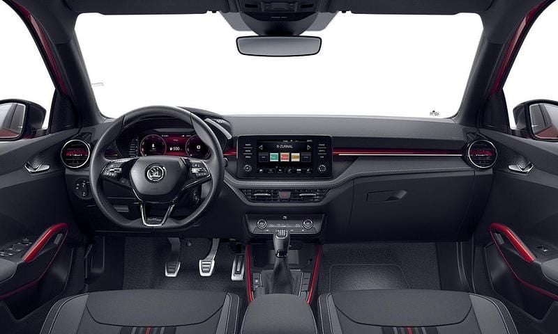 Nuevo Skoda Fabia Monte Carlo 115 CV (84 kW) 2025 Rojo Utilitario