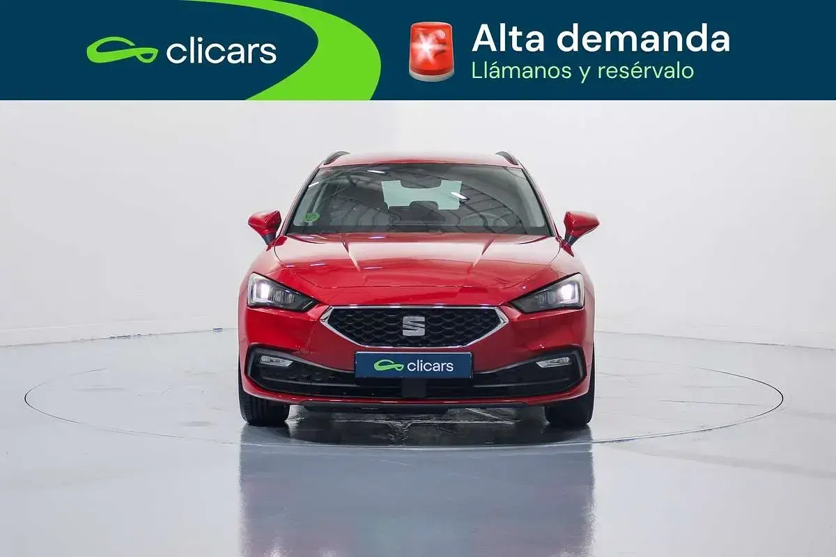 Brugt Seat Leon ST Style 150 HK (110 kW) 2020 Rød Stationcar