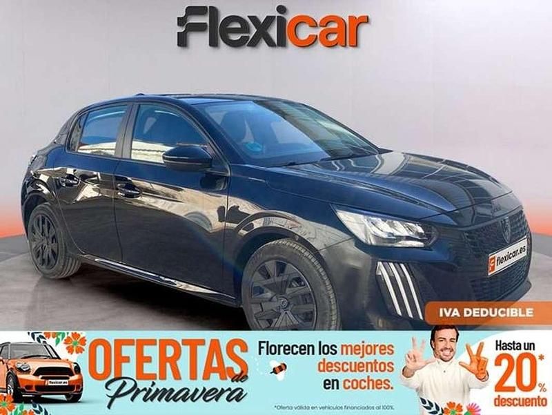Usado Peugeot 208 Active 102 CV (75 kW) 2024 Negro Utilitario