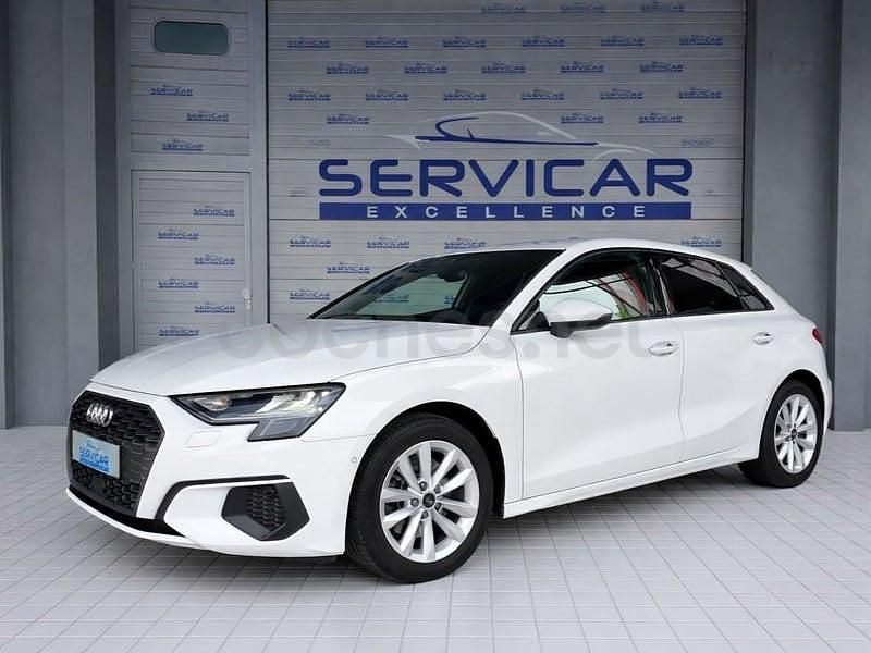 Usado Audi A3 Advanced Plus 110 CV (80 kW) 2022 Blanco Berlina