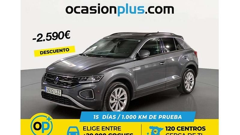 Usado VW T-Roc Life 150 CV (110 kW) 2022 Gris SUV
